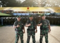 Kahubdam IM,  Kolonel Chb Vitri Setyatmoko, S.Sos., M.Tr(Han),(kiri), Kainfolahtadam IM Kol Inf David Rudianto, S.Sos, M.M, (tengah) dan Kapendam IM, Kolonel Inf Irhamni Zainal, S.I.P, M.Si, (kanan).