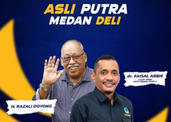 dokter Faisal Arbie yang merupakan putra daerah Medan Deli berhasil meraih kursi DPRD Kota Medan