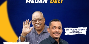 dokter Faisal Arbie yang merupakan putra daerah Medan Deli berhasil meraih kursi DPRD Kota Medan