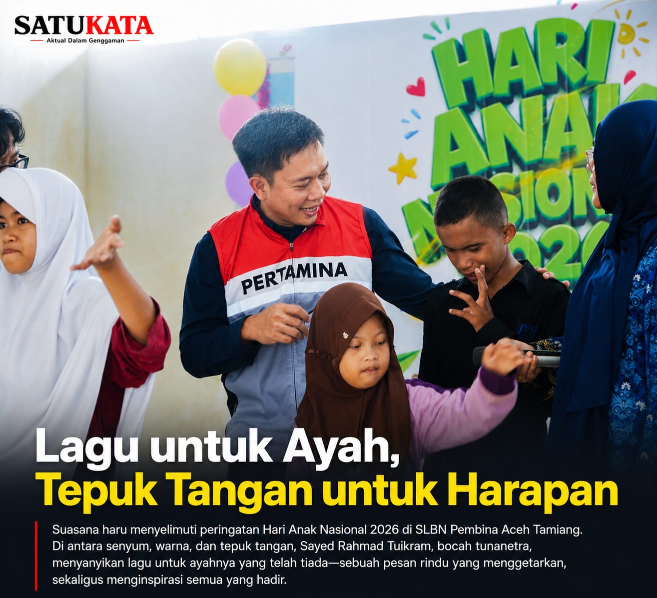 Lagu untuk Ayah, Tepuk Tangan untuk Harapan
