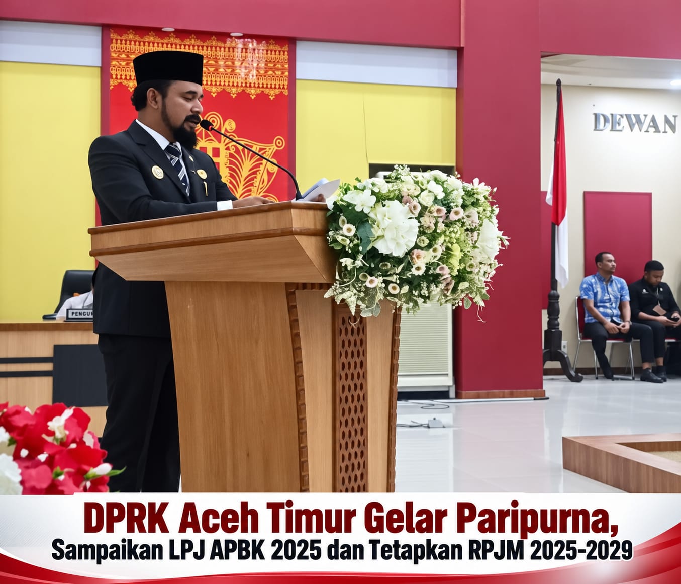 DPRK Aceh Timur Gelar Paripurna, Sampaikan LPJ APBK 2025 dan Tetapkan RPJM 2025-2029