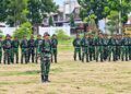 Kodim 0117/Aceh Tamiang Gelar Apel Pasukan Dalam Rangka Latihan Lapangan Penanggulangan Bencana